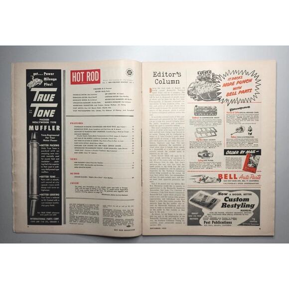 1952 Hot Rod Magazine Sept. - Studebaker V8 - California Streamliner M616 - Picture 2 of 8